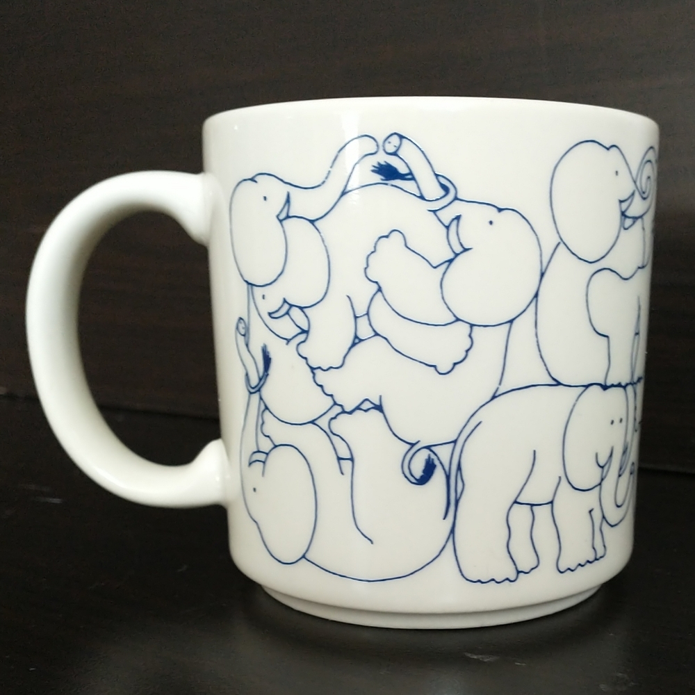 Naughty Elephants Coffee Mug by Taylor & NG